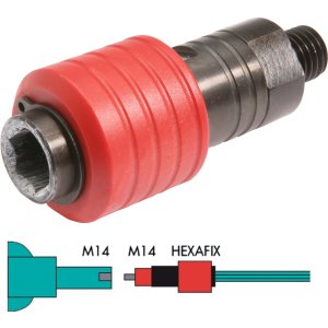 Adapter Hexafix für M14-Aufnahme und Hexafix-Rührer 13 mm