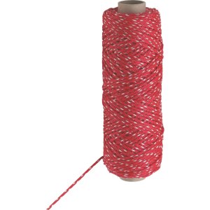 Profi-Fliesenlegerschnur rot-weiß 2,0mm / 100m
