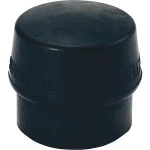 Simplex-Schonhammer Ersatzschlagkopf schwarz 40mm