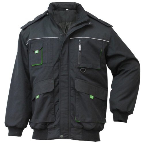 Garten & Heimwerken Baumarkt Arbeitsschutz Schutzkleidung Arbeitsjacken Arbeitsjacke Jacke schwarz/grün Größe XXL 
