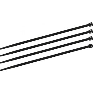 Kabelbinder 30 cm x 3,6 mm 100 Stück schwarz Polyamid