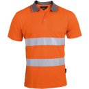 Warnschutzpoloshirt, Orange S