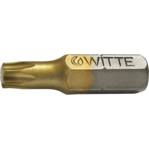 WITTE T-Sechskant Torx Bits Titanium-Beschichtung 25mm