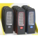 LED Multi Taschenlampe mit 24 LEDs mit Haken und Magnet