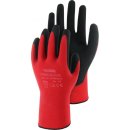 Nylon Handschuhe mit Nitril Größe 10