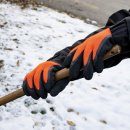 Thermo Winterhandschuhe Acryl mit Latex orange