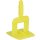 Zusatz-Gewindelaschen Kreuze 1mm für Fliesen Nivelliersystem 200 Stück gelb