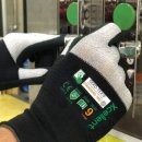 Carbon-Nylon-Spandex Handschuhe mit Nitril...