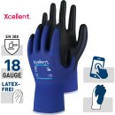 10x Nylon Handschuhe mit PU Beschichtung Größe 10