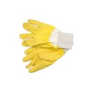 5 x Latex Handschuhe gelb Gr. 10