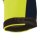 Warnschutzsoftshelljacke mit Kapuze EN 471 leuchtgelb / marine