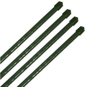 20 Pflanzstäbe grün im Set: 10x Ø11mm x 1500 mm und 10x Ø16mm x 1800 mm