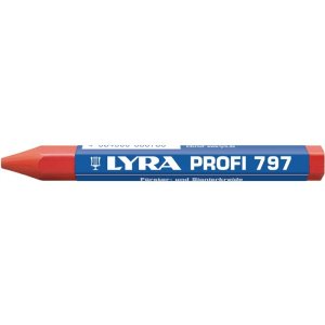 Försterkreide Signierkreide rot 120x12mm Lyra 797 (12 Stück im Pack)